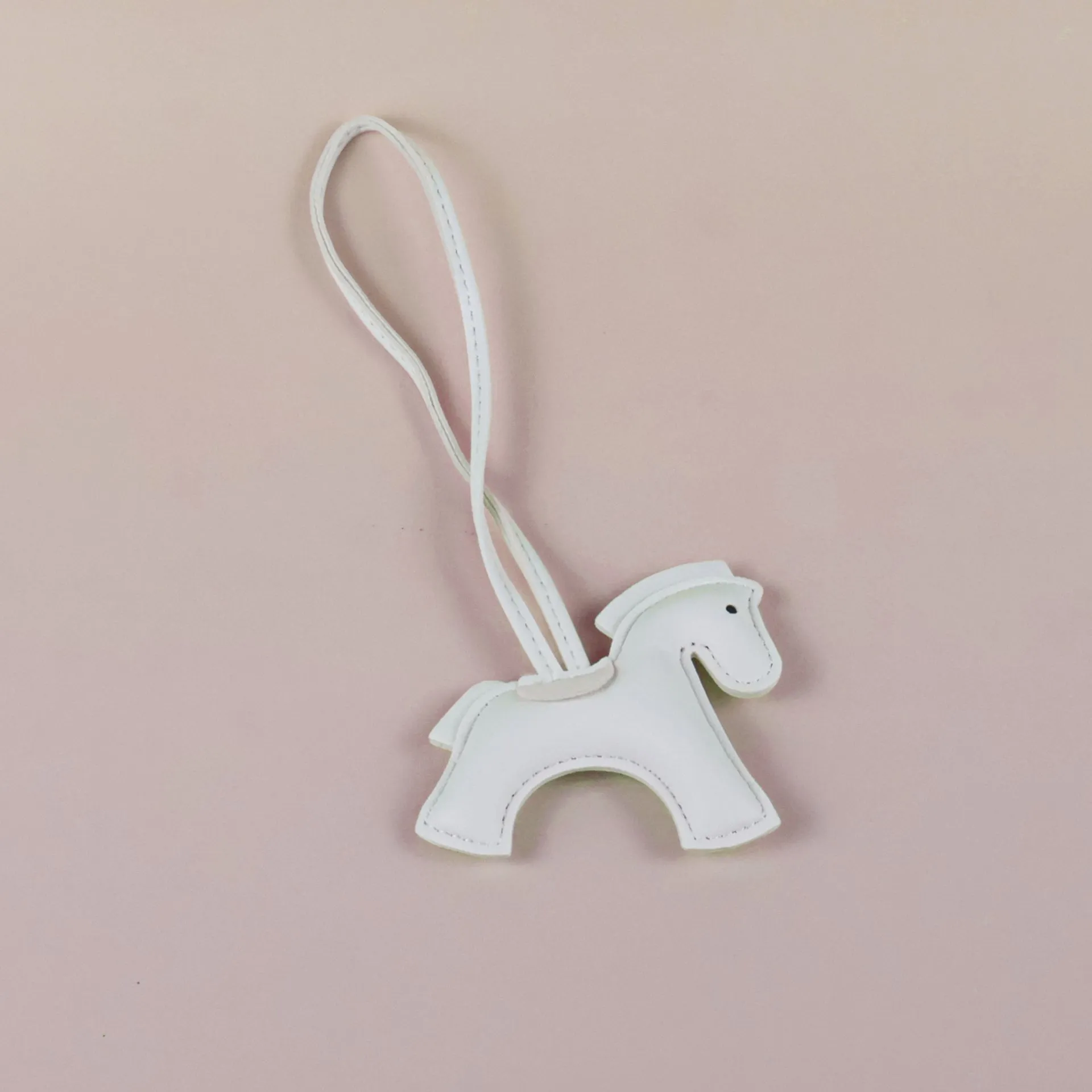 Horse Shape Leather Charm Bag
