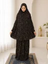 Patterned Prayer Set Brown