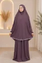 Prayer Set with White Crochet Grape