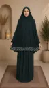 Traditional Embroidery prayer set Dark Green 