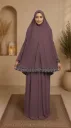 Traditional Embroidery prayer set Plum 