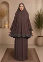 Traditional Embroidery prayer set Brown