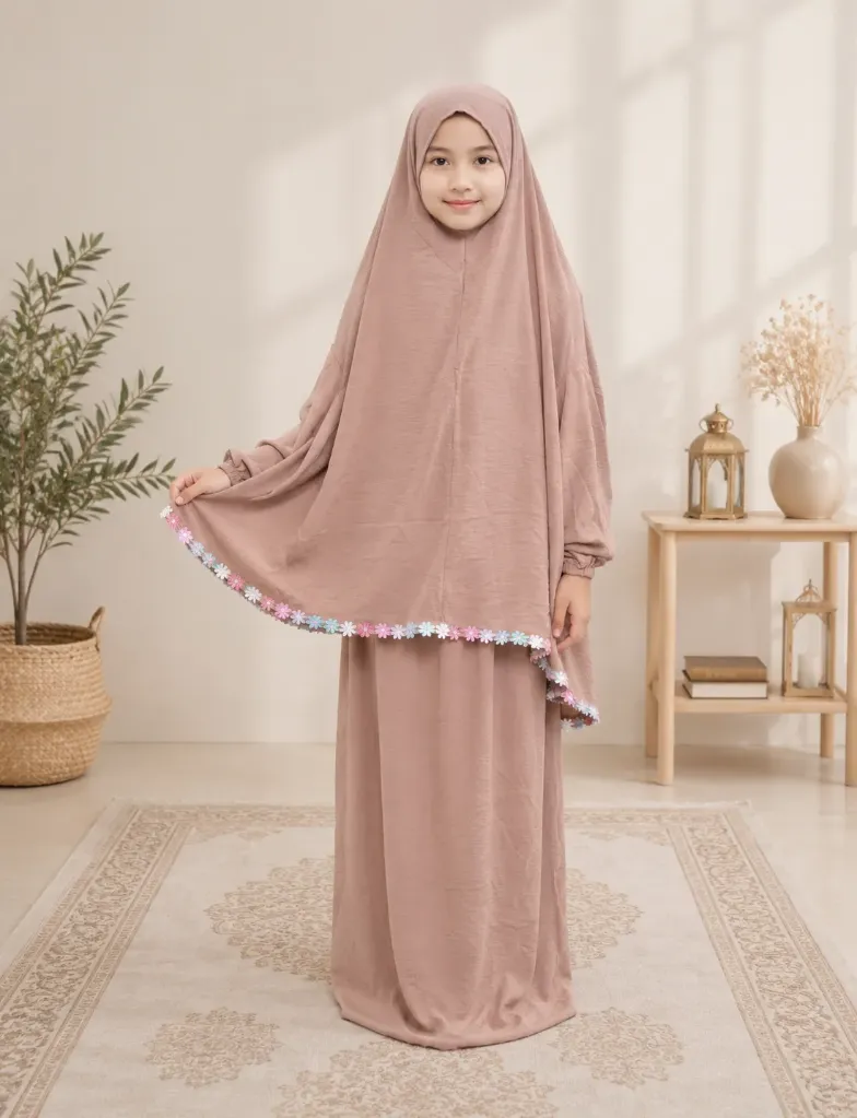  Kids Prayer set old pink