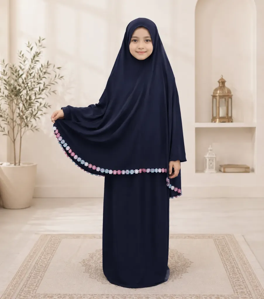 Kids Prayer set Navy Blue 