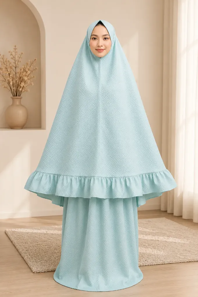 Sky Blue Textured Prayer Set 