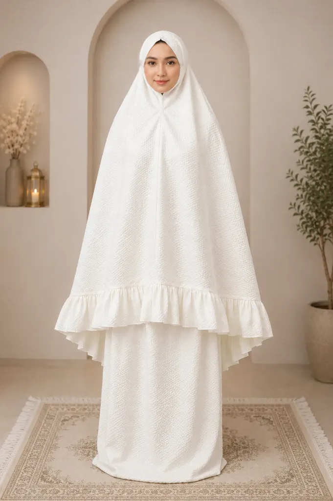 Cream Textured Prayer Set