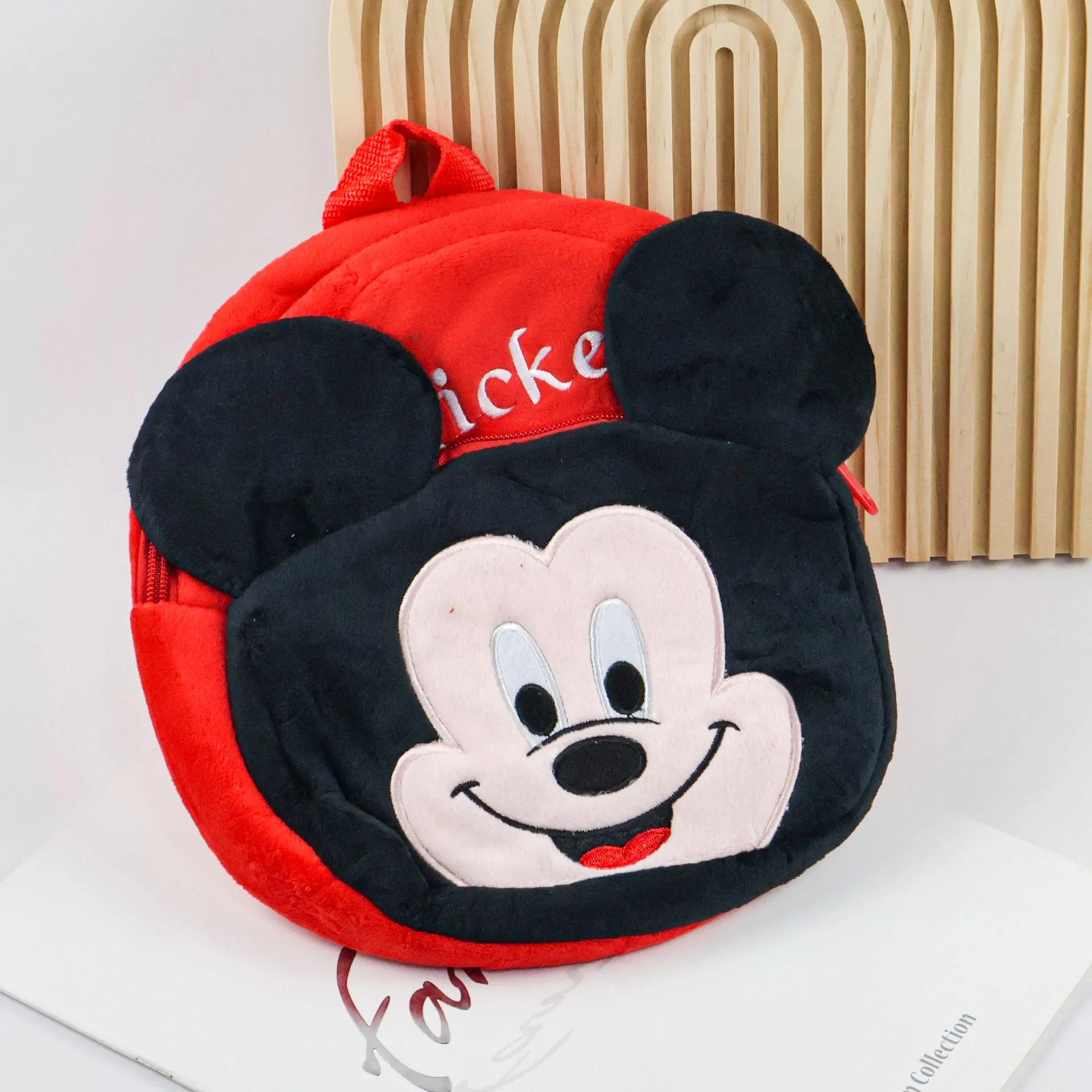 Mickey Mouse Soft Plush Backpack