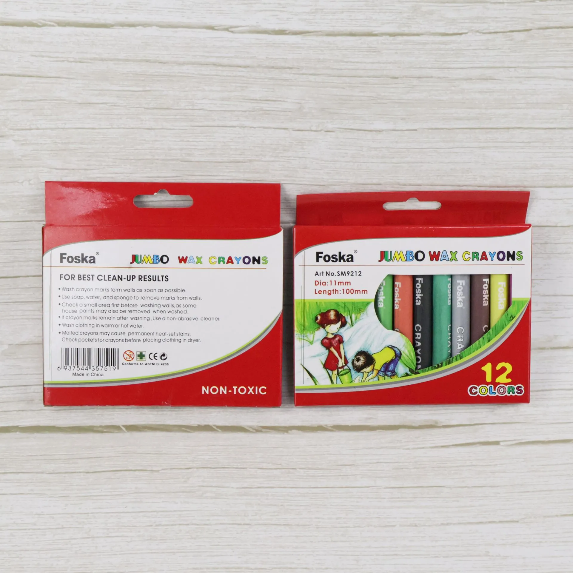 Wax Crayons (Pack of 12)