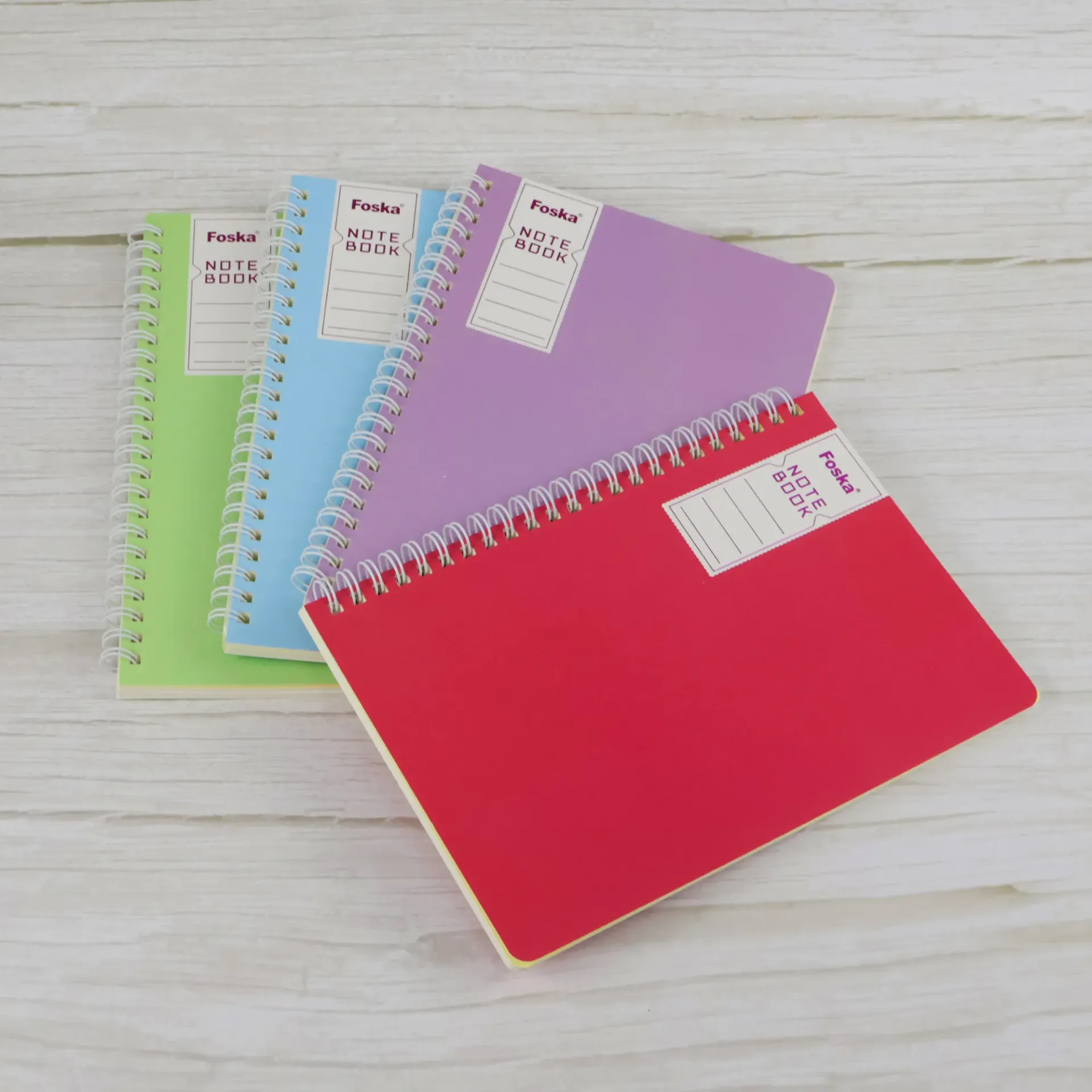 4-Pack Spiral Notebooks Set