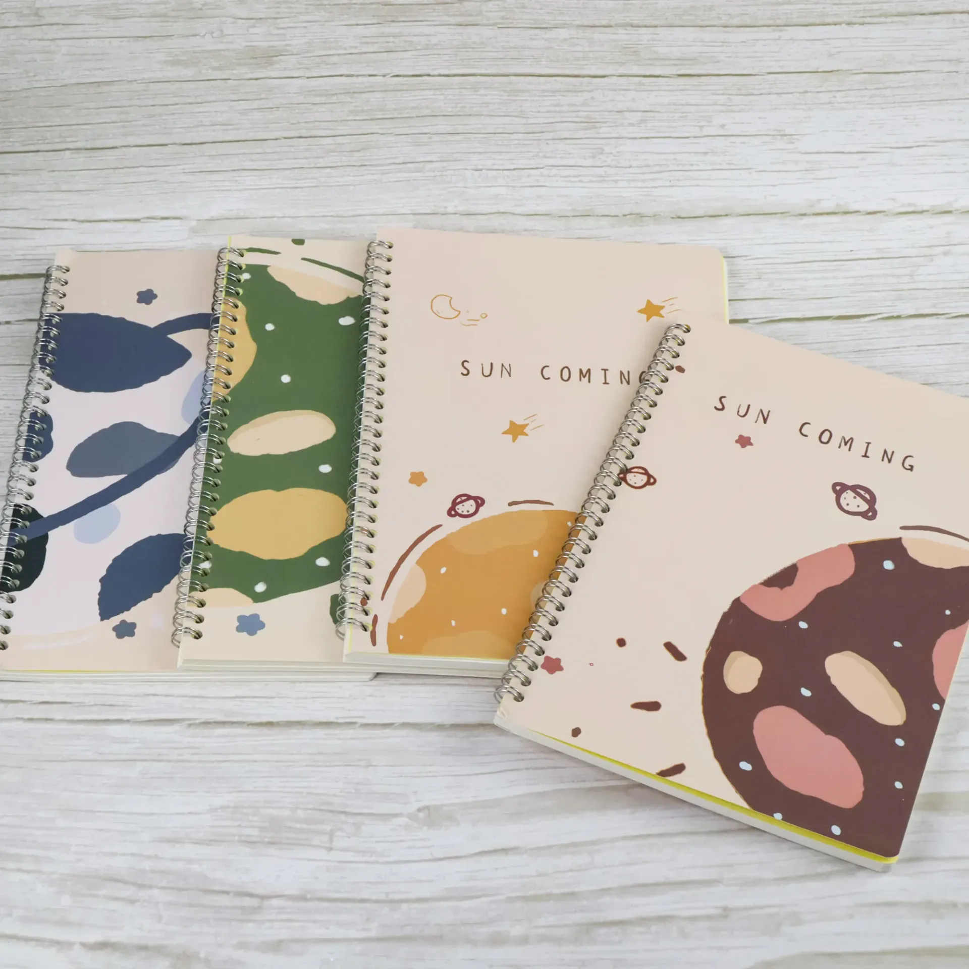 Spiral Notebook Set – Pack of 4 B5 Notebooks