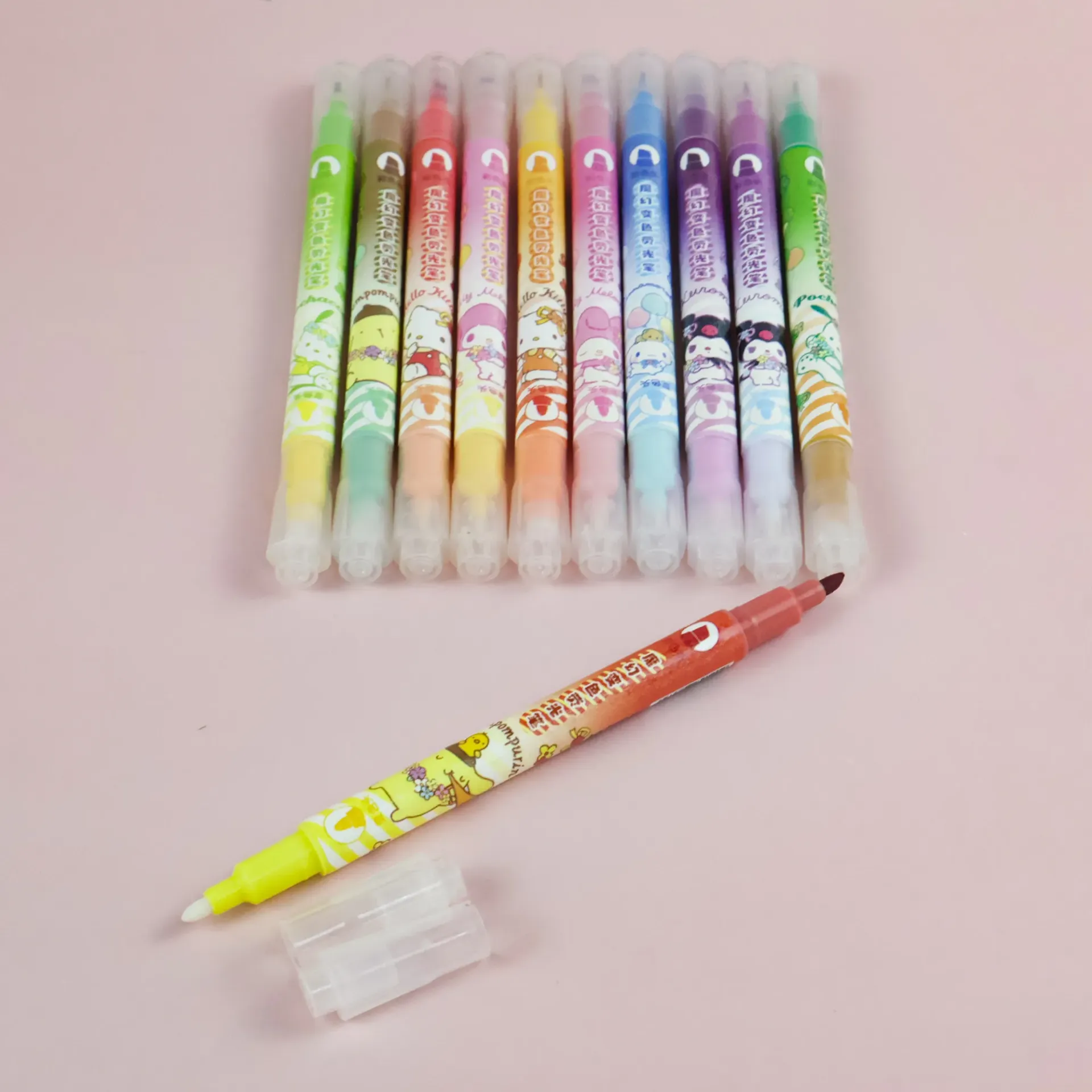 Double-Sided Color Marker Pen – Random Design
