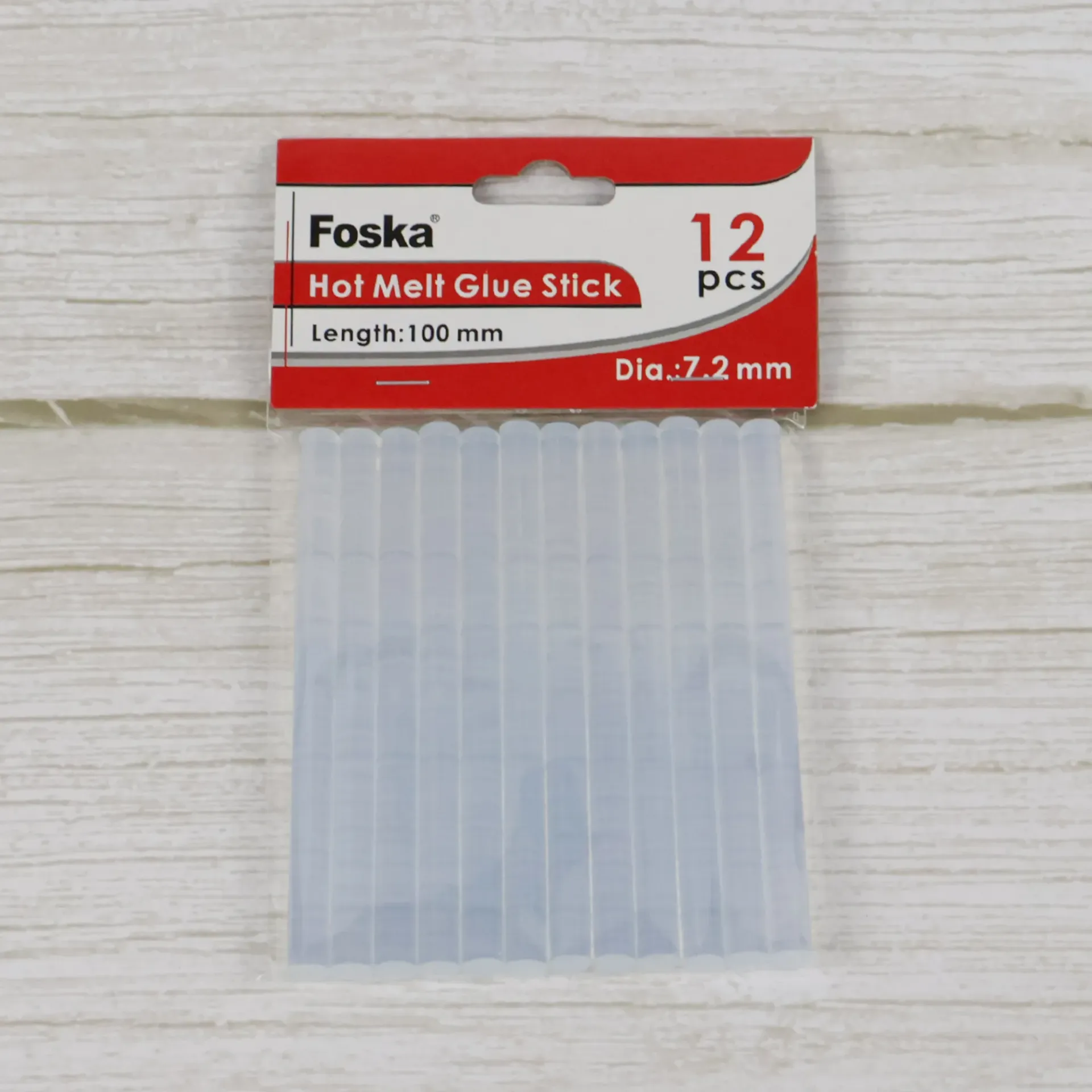  Hot Melt Glue Sticks 7.2mm x 100mm – 12 Pieces