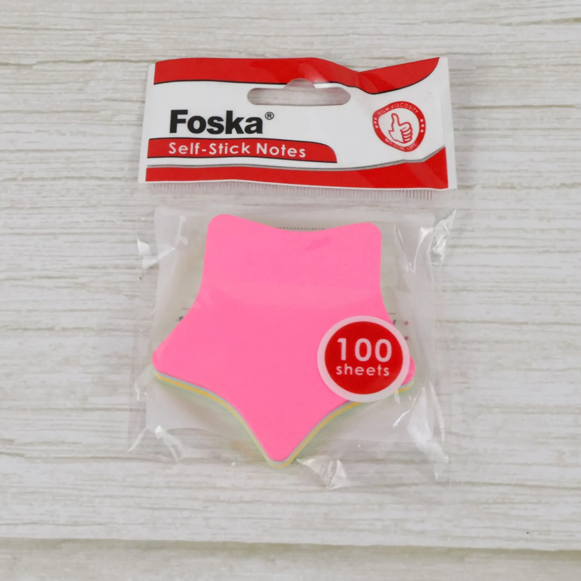 Shaped Self-Stick Notes – 100 Sheets
