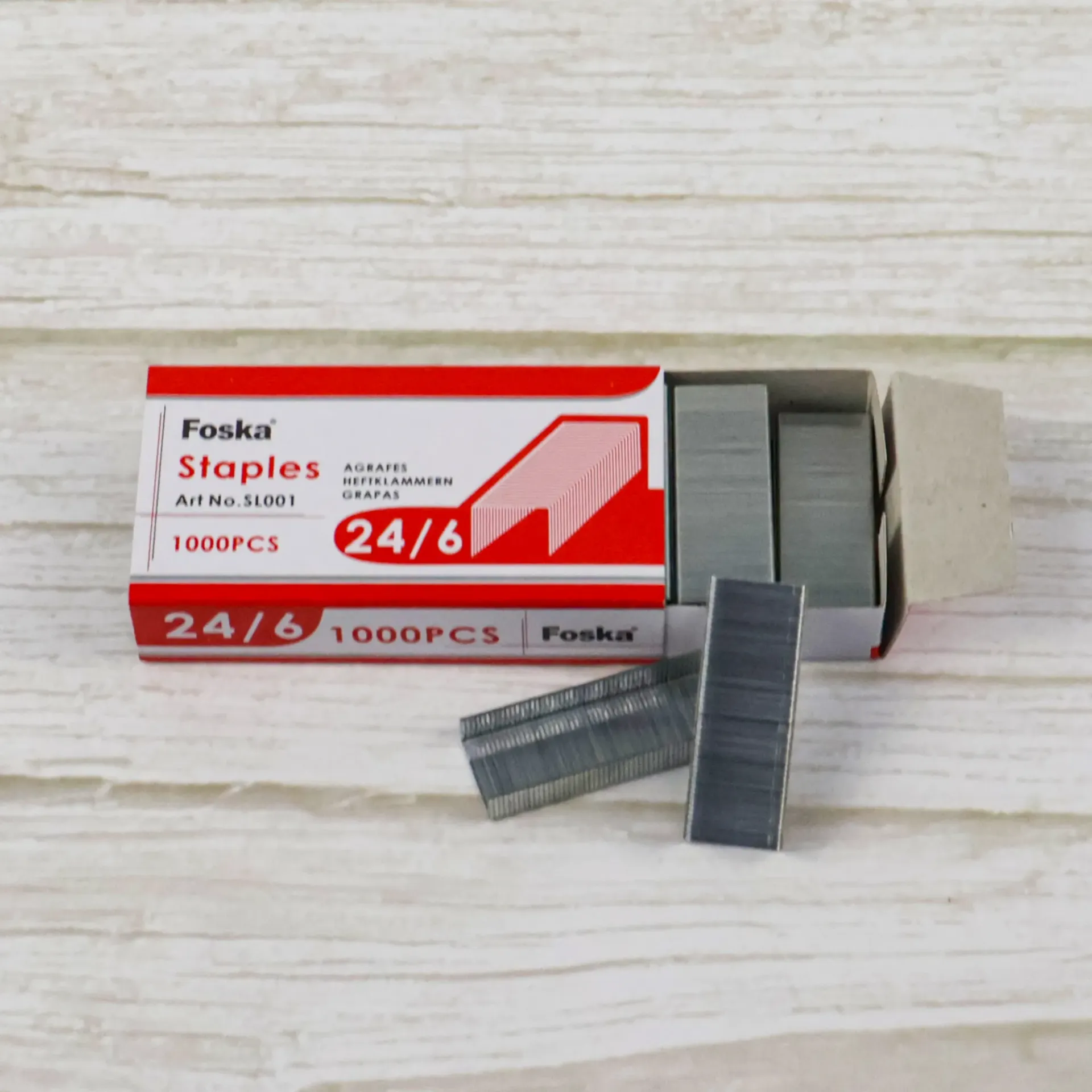 Foska 24/6 Staples – 1000 Staples Box