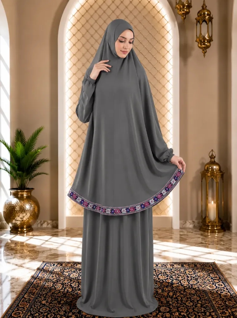 Ribbon Tail Prayer set - Gray