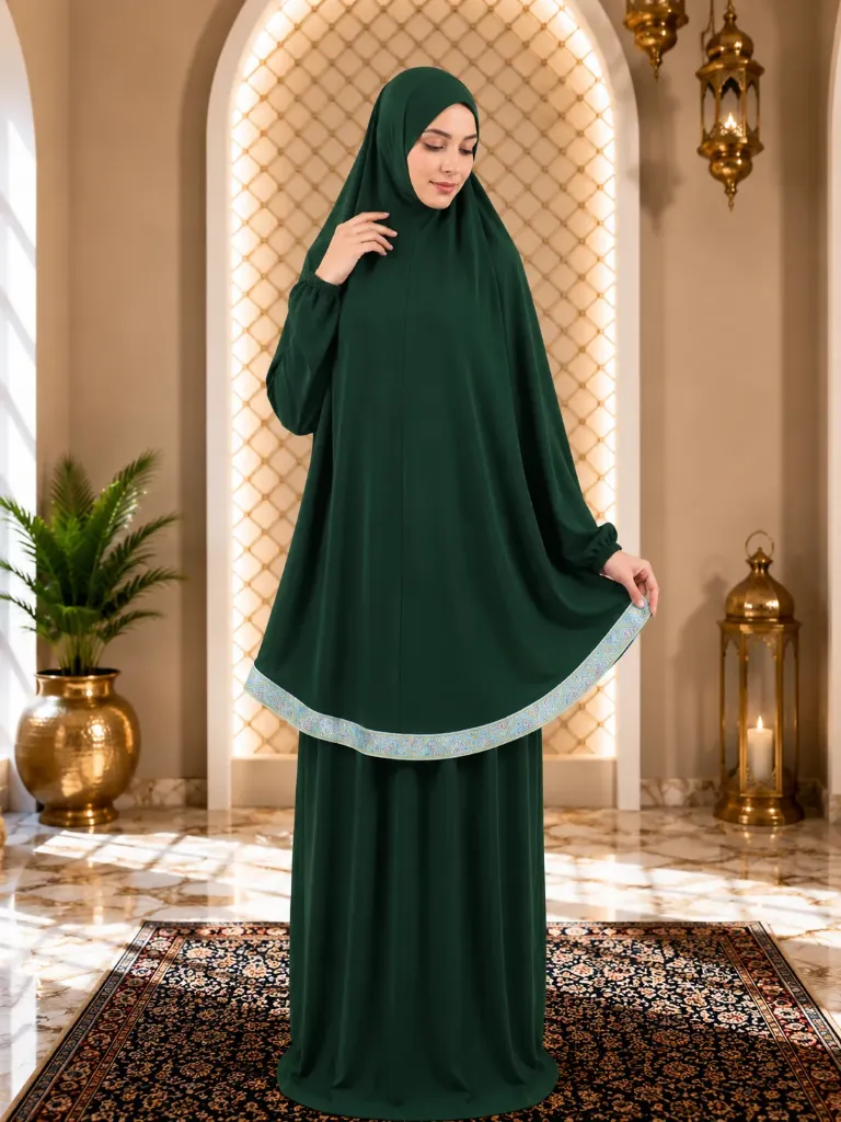 Ribbon Tail Prayer set - Green