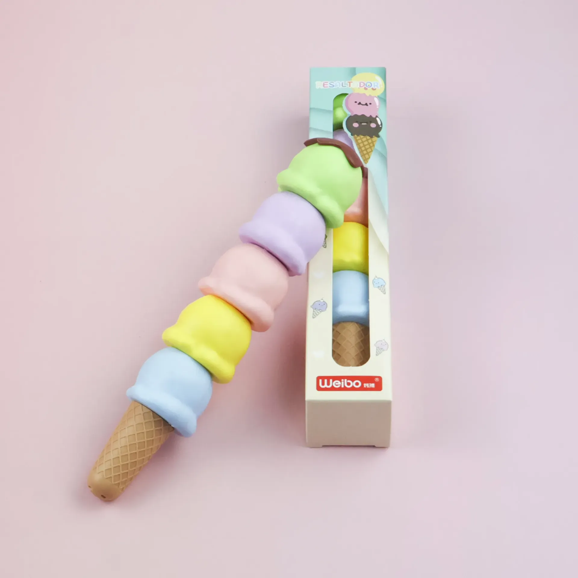 Ice Cream Cone Highlighter Set