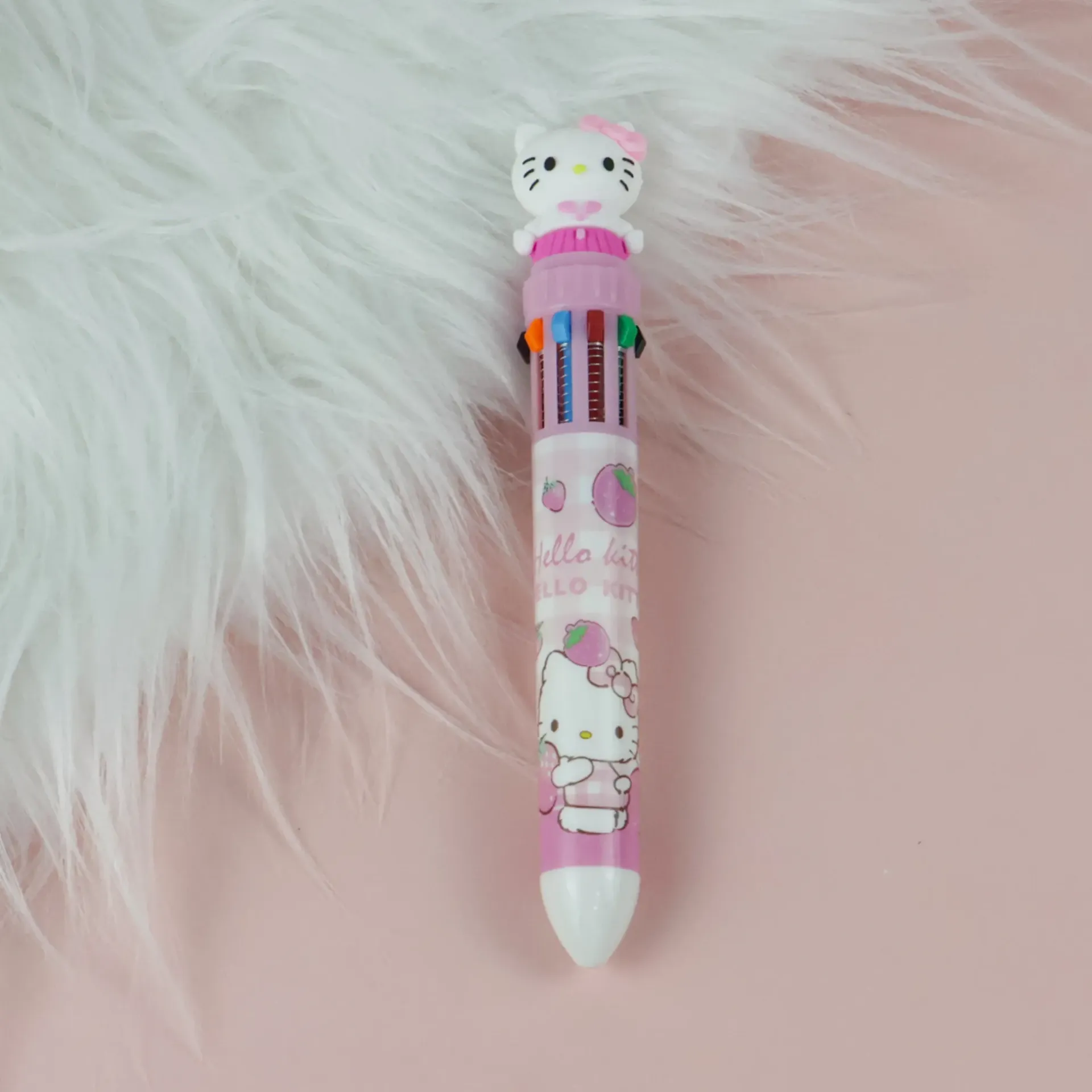 Hello Kitty Multi-Color Ballpoint Pen – Cute Character Pen