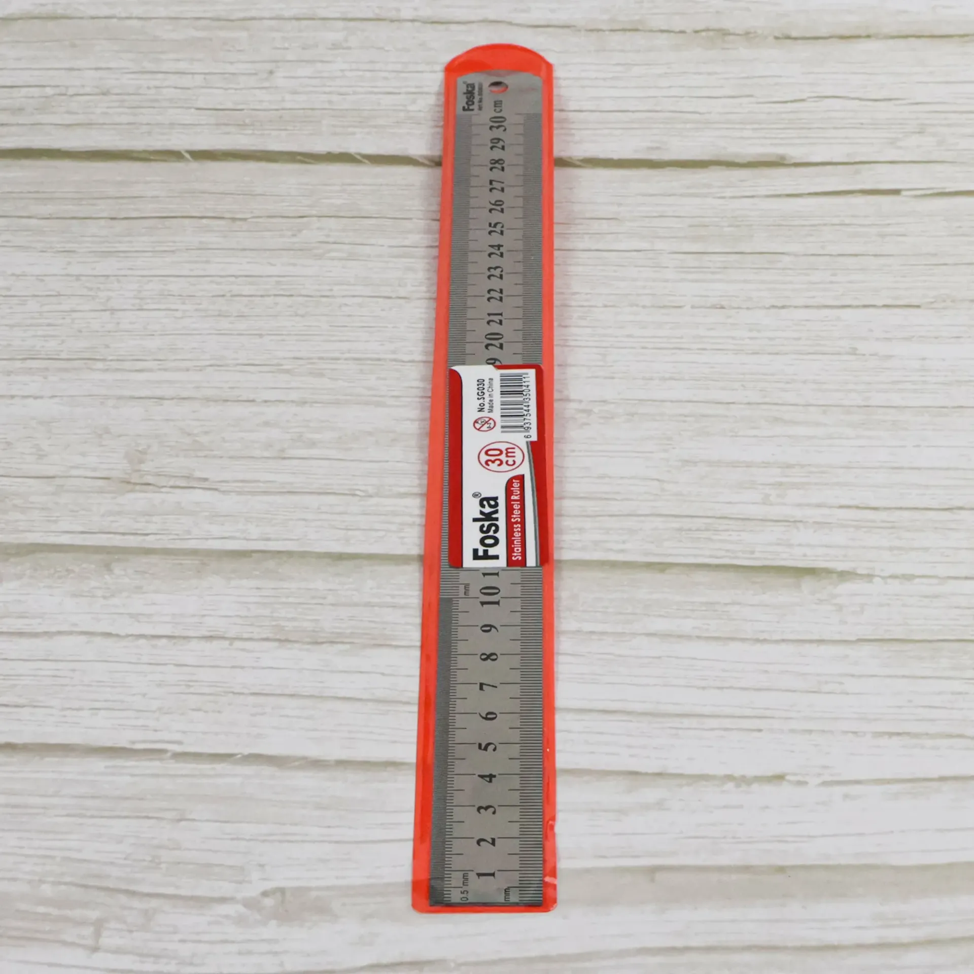 Stainless Steel Ruler – 30cm Metric Measuring Ruler