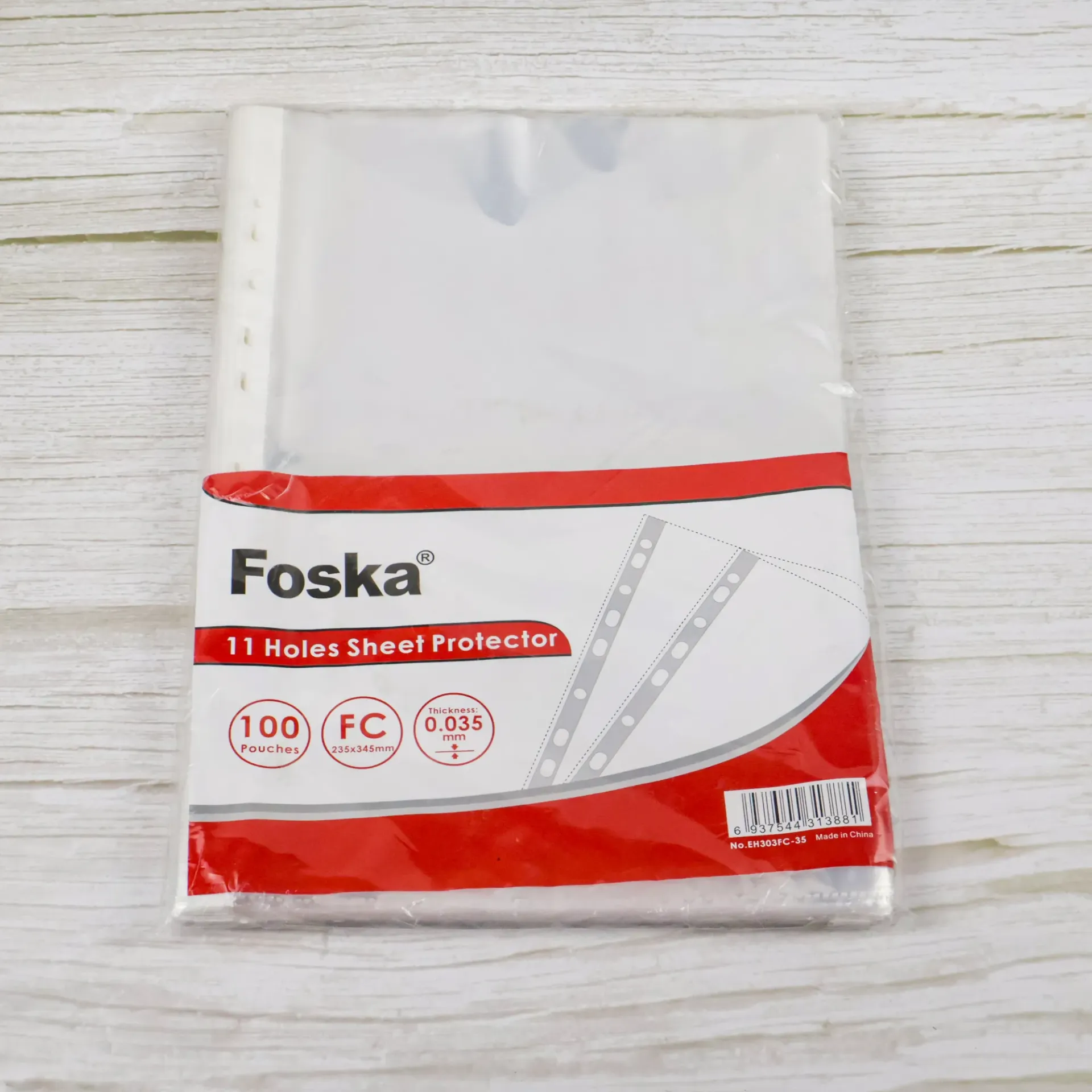 A4 Clear Sheet Protectors – 11 Hole Plastic Sleeves