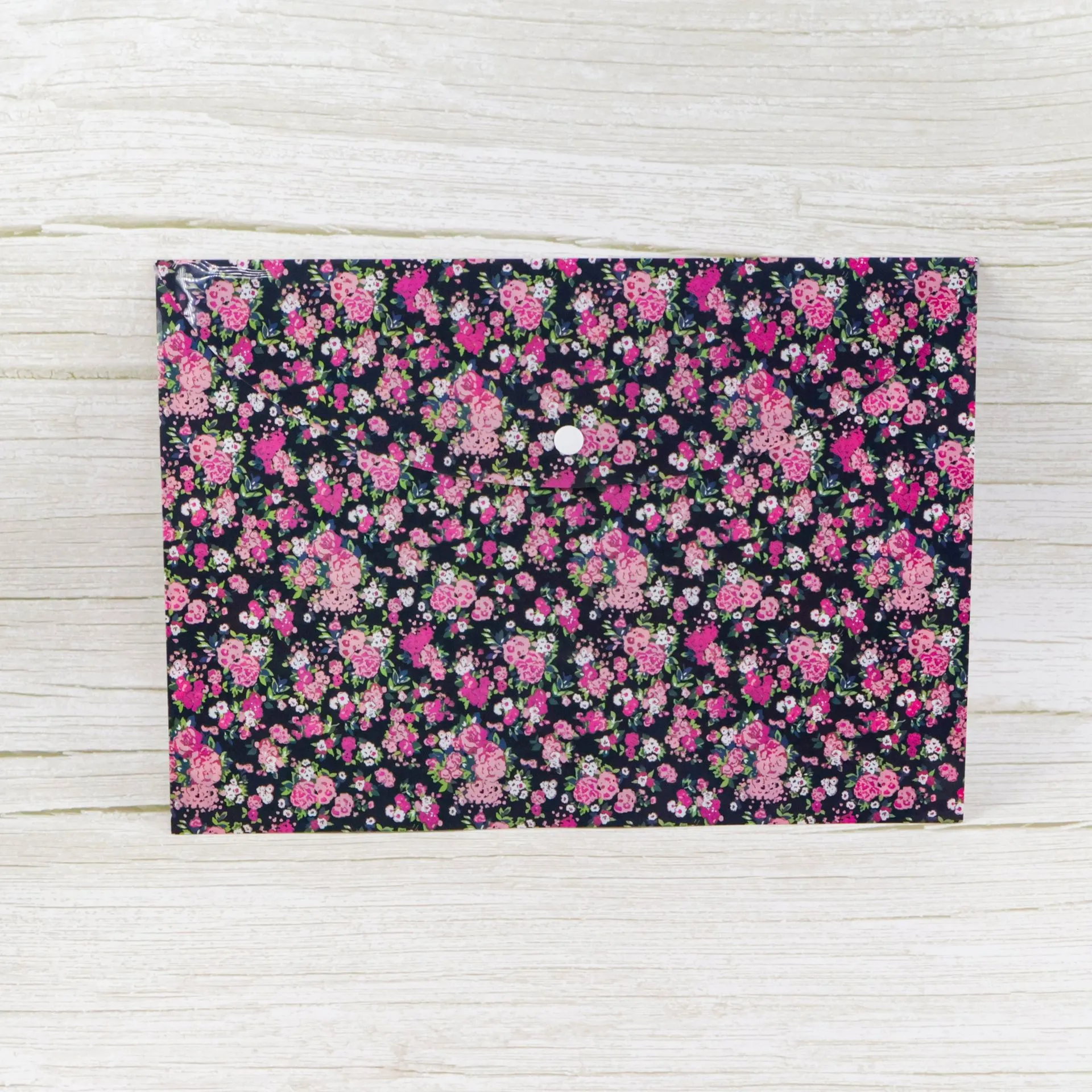 Document Envelope Folder with Snap Button Closure