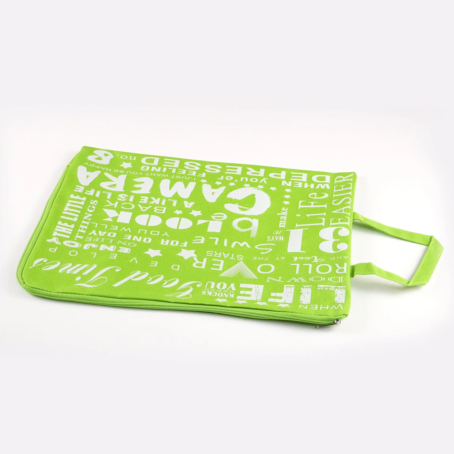 Fabric Zipper Document Pouch