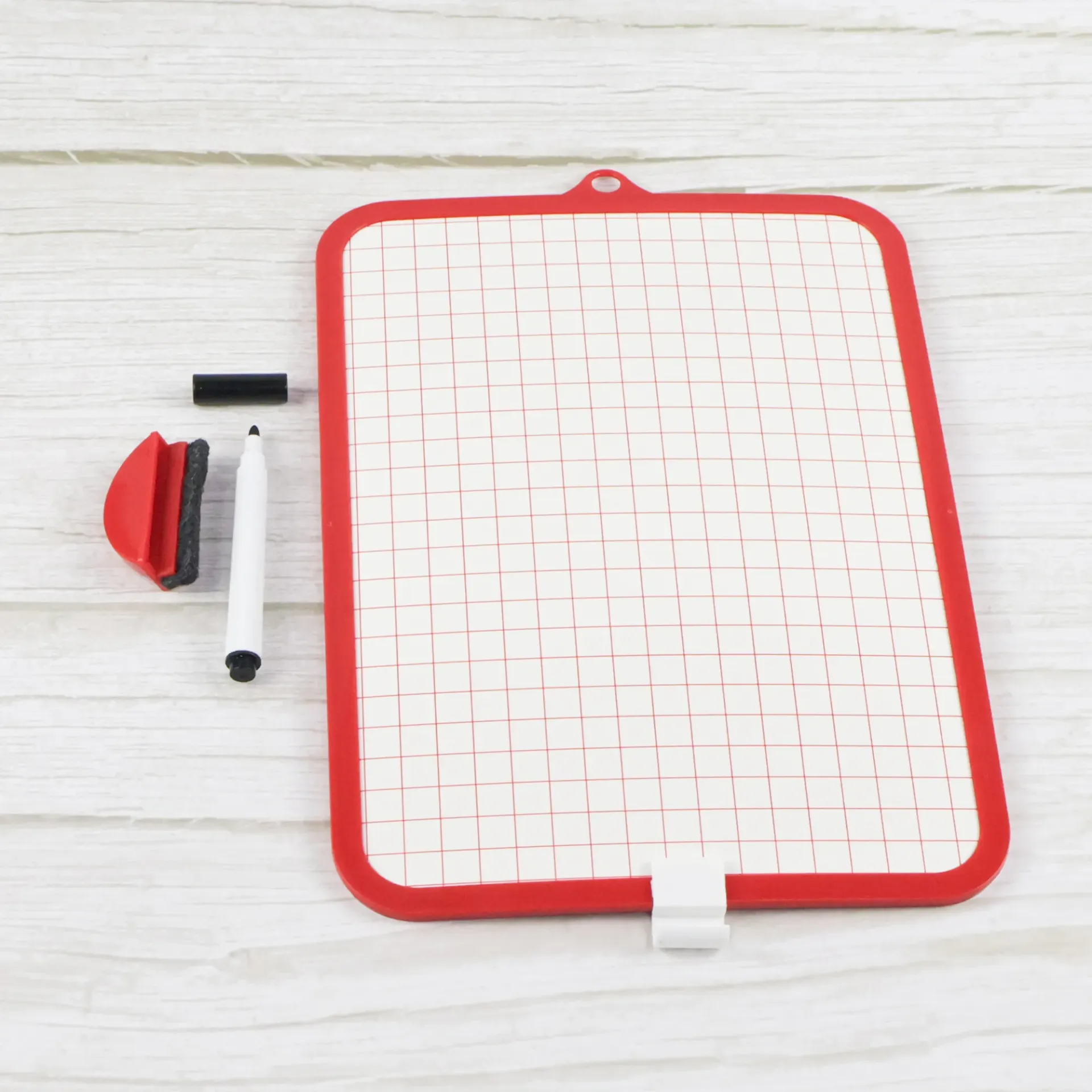 Double-Sided Mini Whiteboard with Marker & Eraser