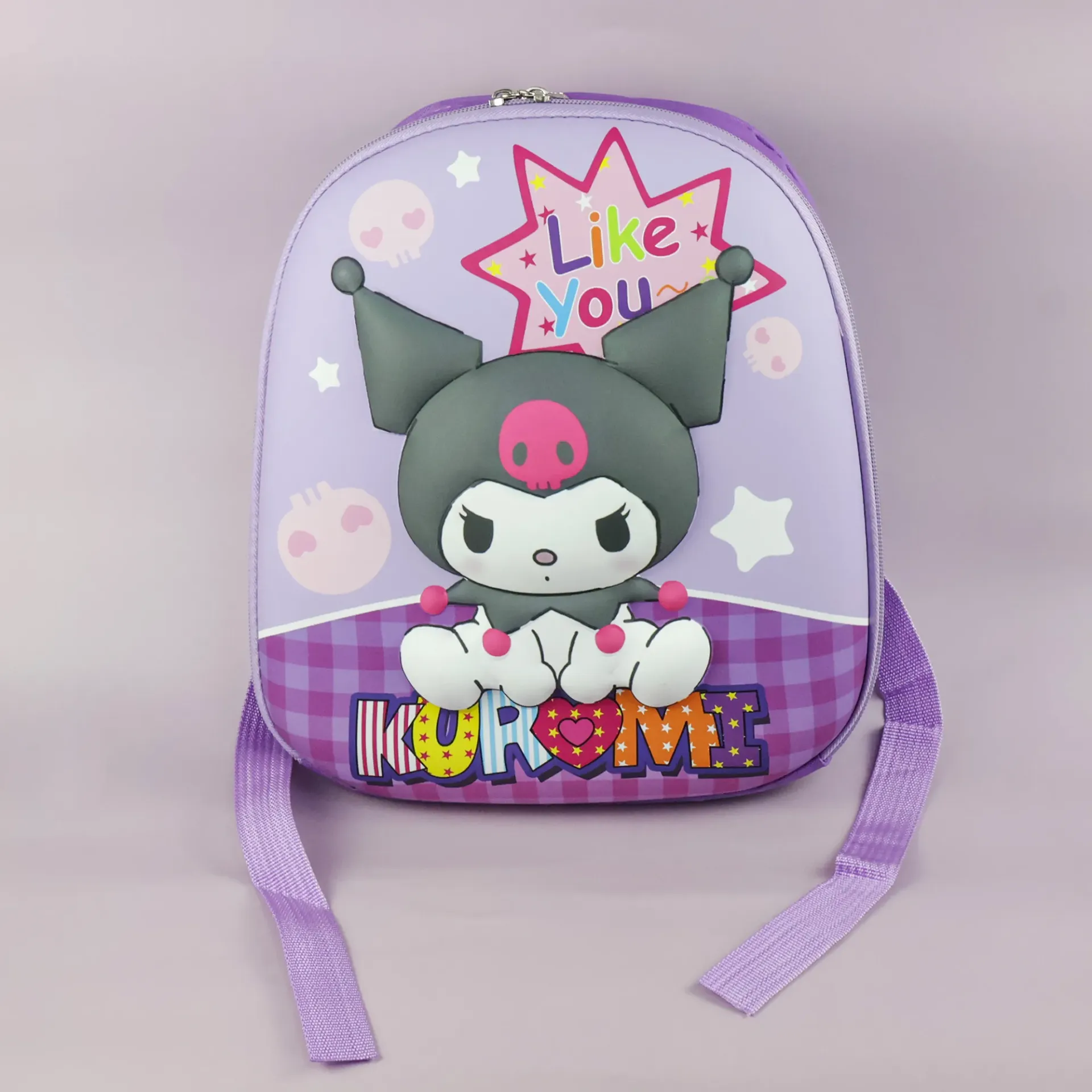 Kuromi 3D Hard Shell Kids Backpack
