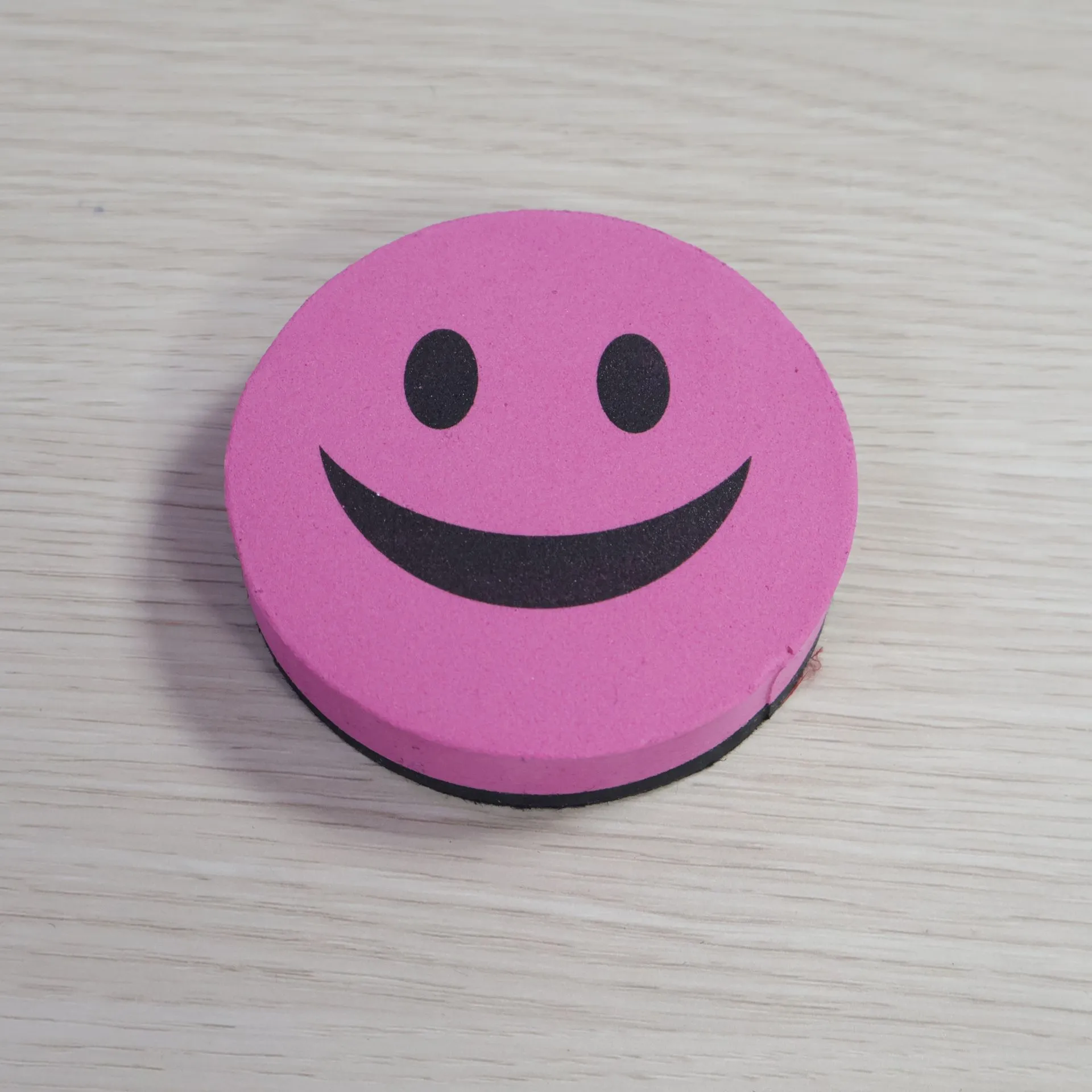 Magnetic Whiteboard Eraser – Smiley Face Design