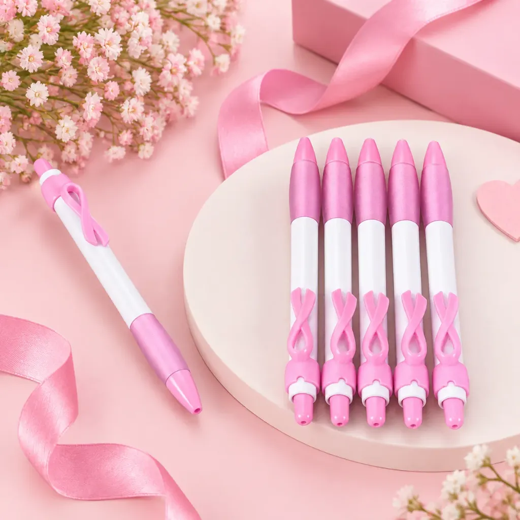 Plastic Pen – Breast Cancer Awareness Edition