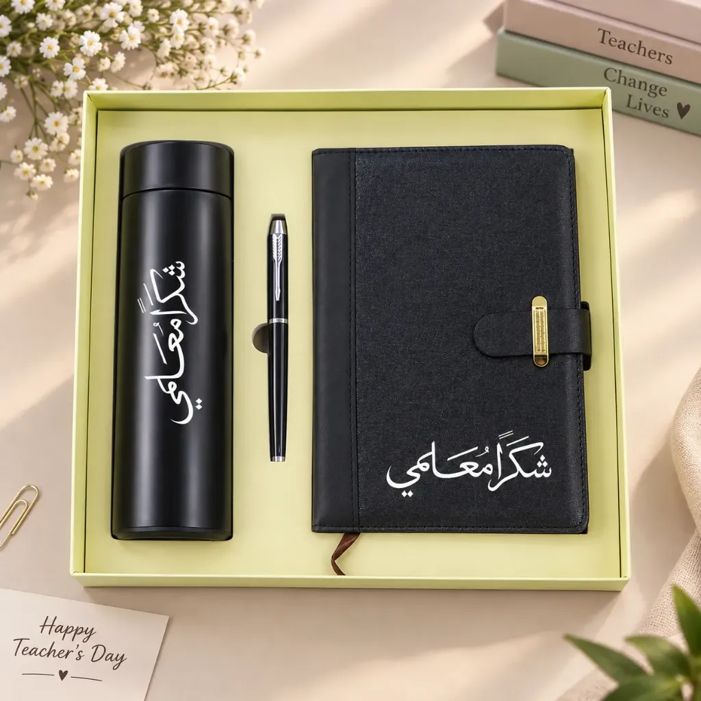 Black Luxury Gift Set – For Male Teachers 