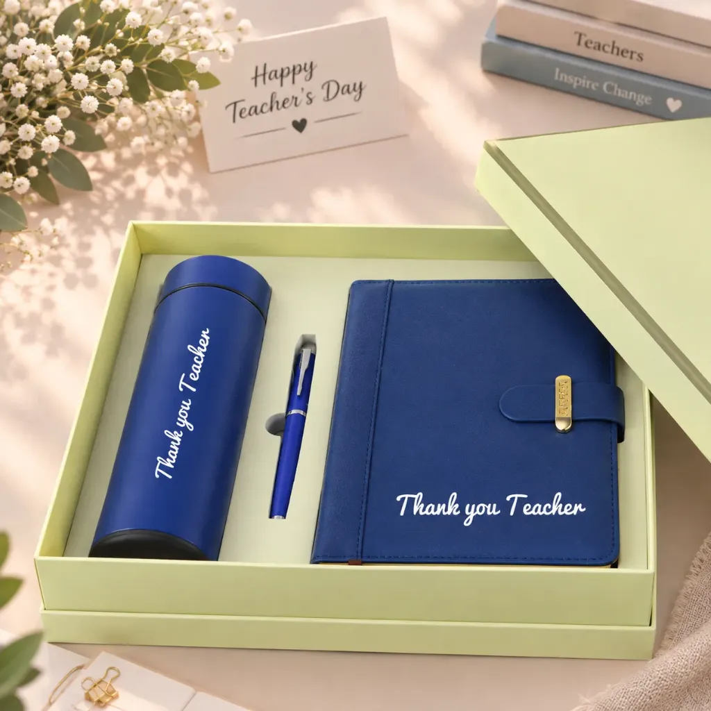 Navy Blue Luxury Gift Set – For Teachers
