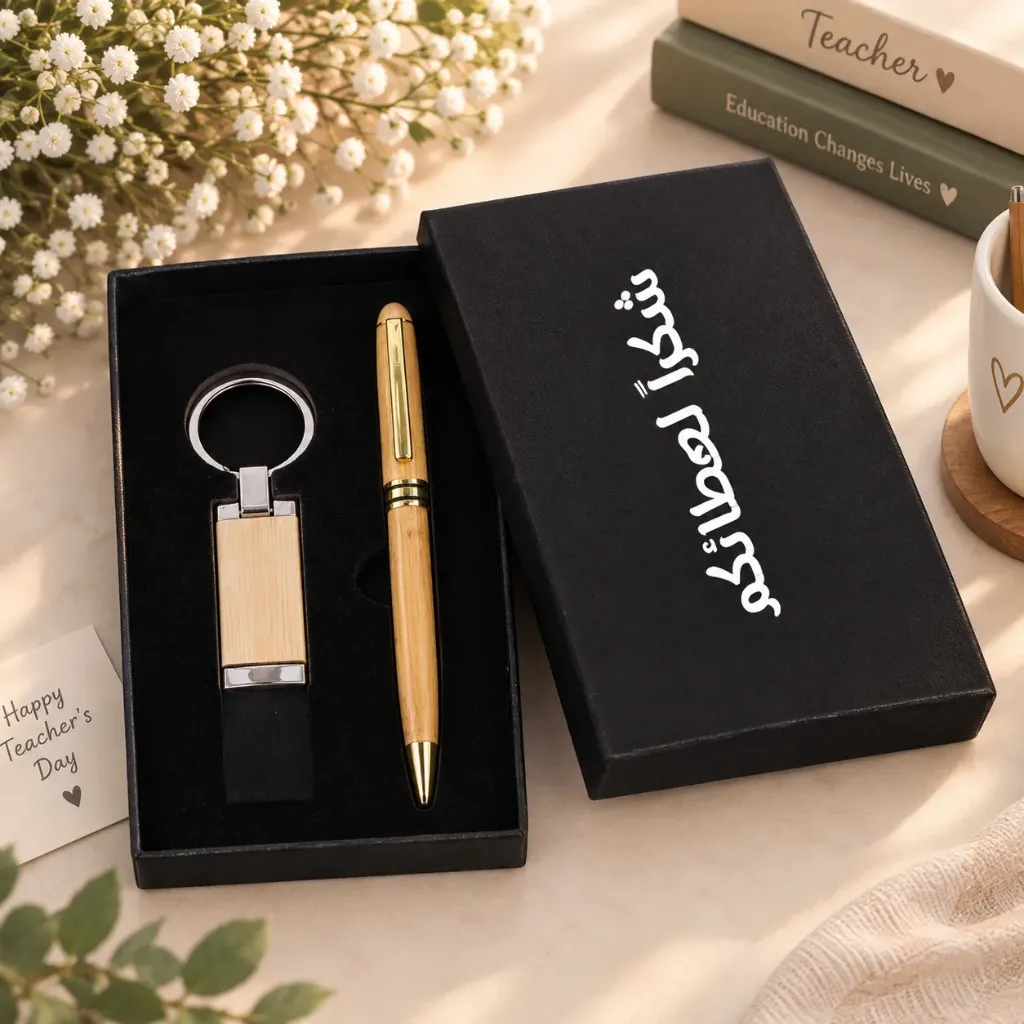 Wooden Elegance Gift Set – For Teachers