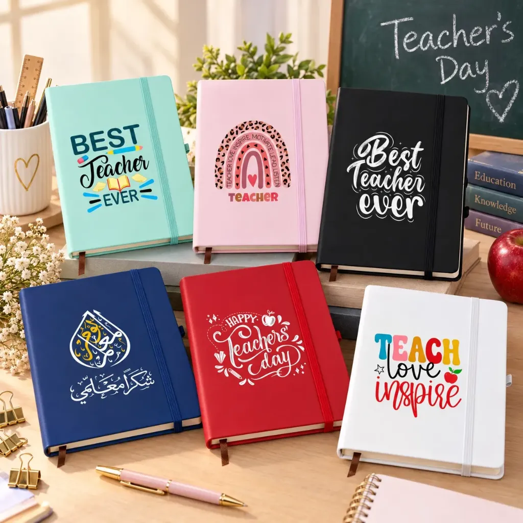 A5 PU Leather Notebook – Teacher's Day Gift