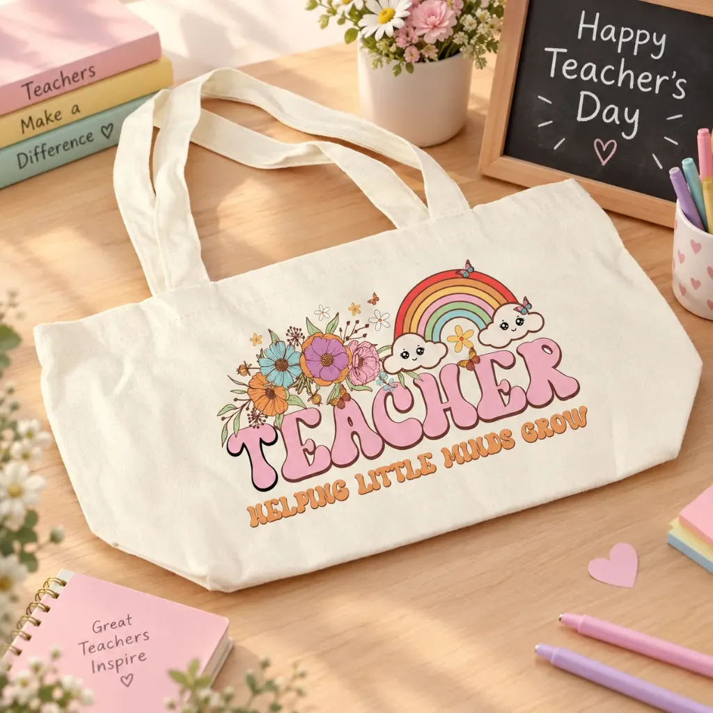 Teacher’s Day Canvas Tote Bag