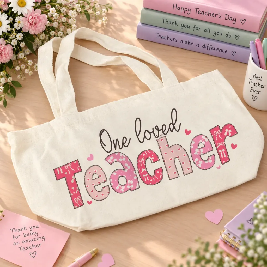 Teacher’s Day Canvas Tote Bag