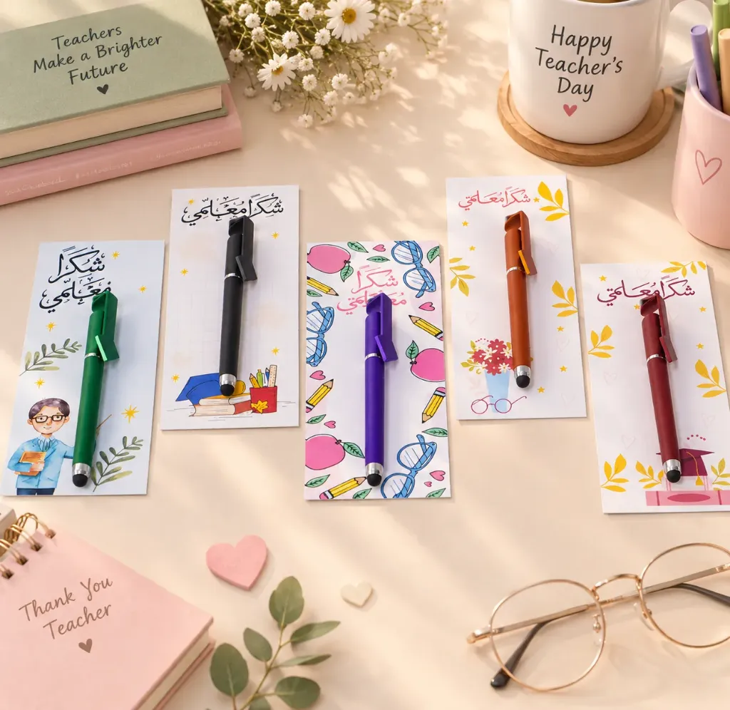 Teacher’s Day 1 pcs Card with Ballpoint Pen