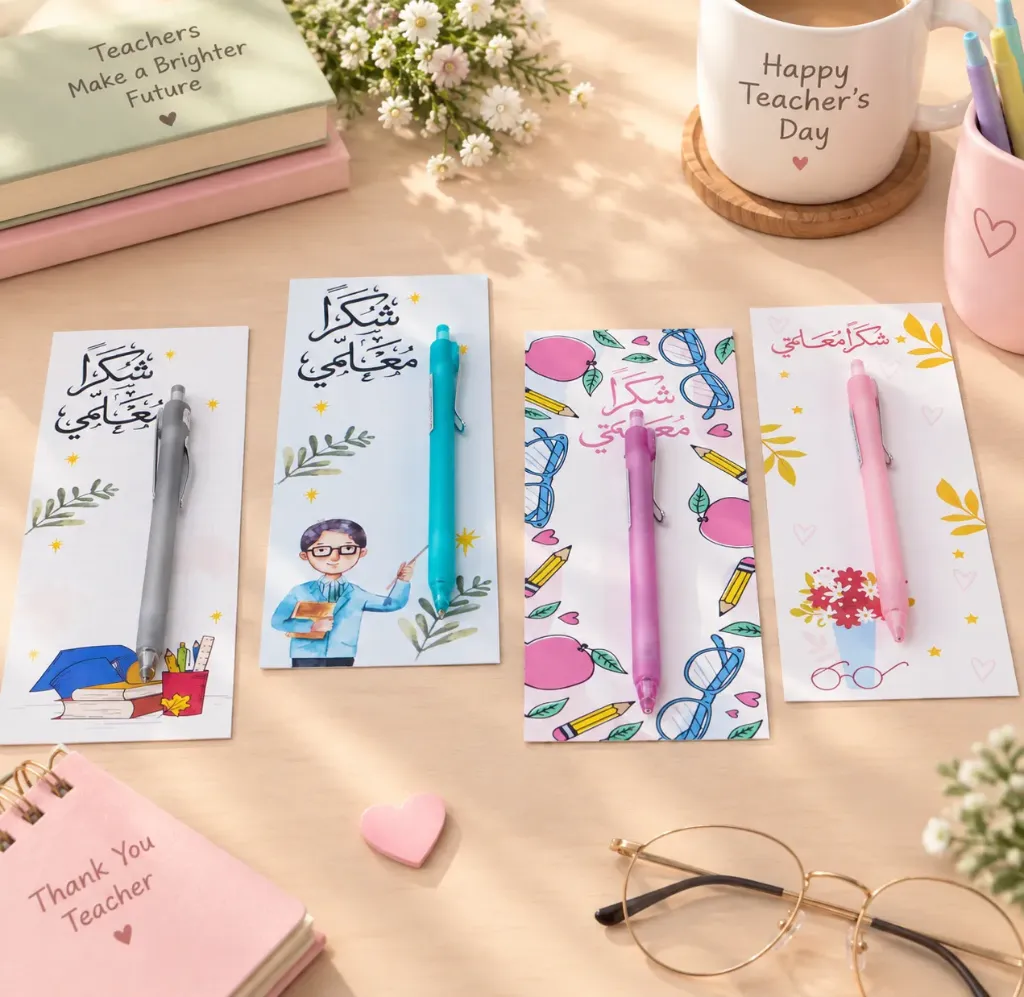 Teacher’s Day Card with Pencil