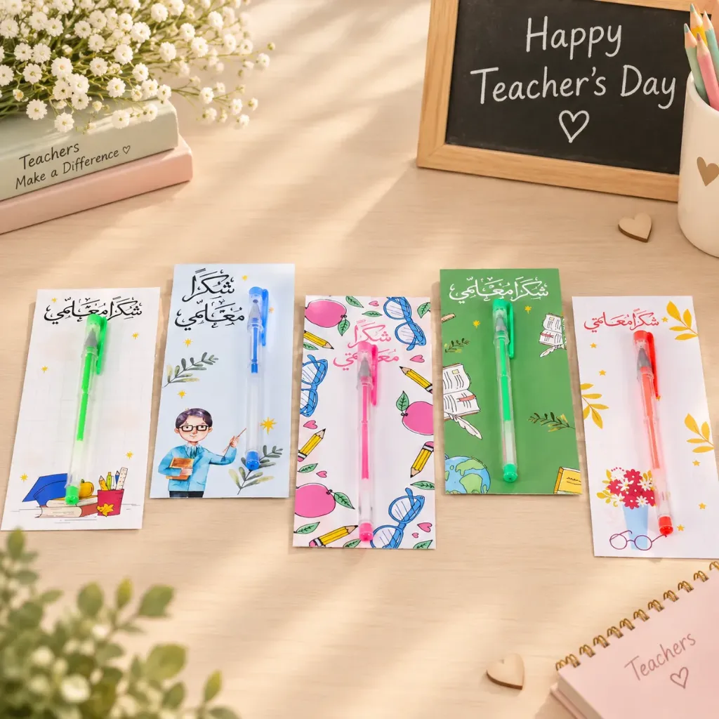 Gel Pen with Card Teacher’s Day Gift