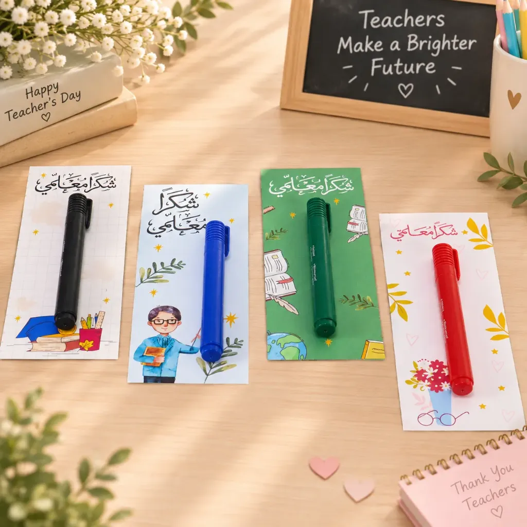 Marker with Card Teacher’s Day Gift 
