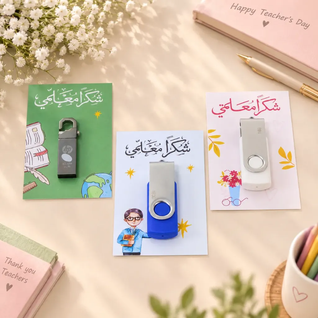 16GB USB Flash Drive with Card Teacher’s Day Gift 