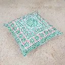  Embroidered pillowcase with zipper for cushions