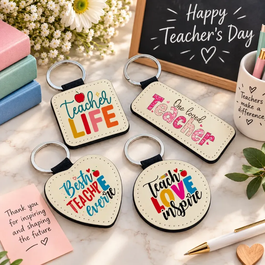 Teacher’s Day PU Keychain