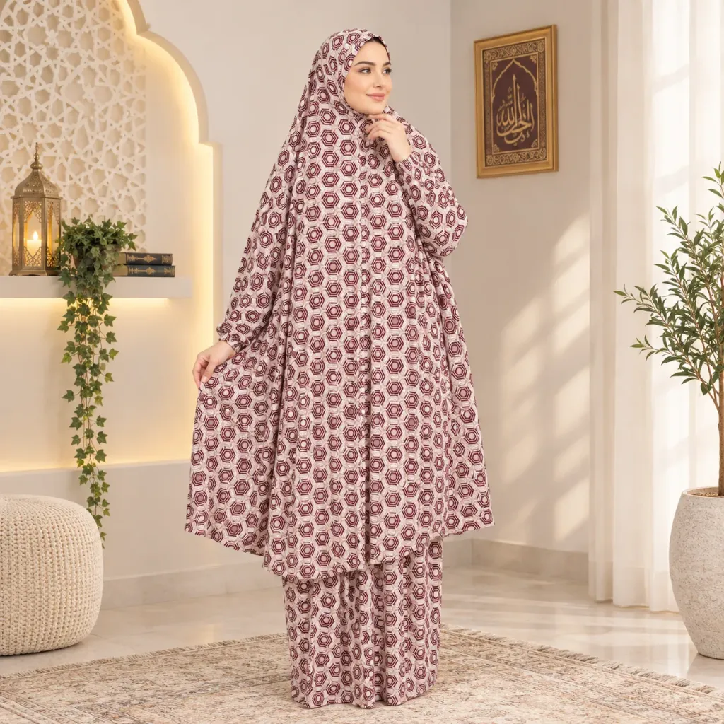 feathers pattern Prayer Set  