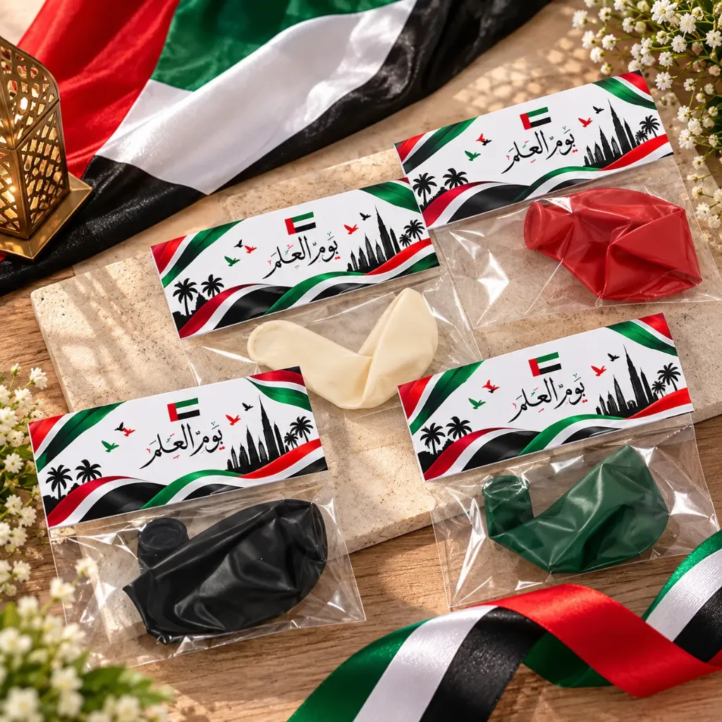 UAE Flag Day 4 pcs Balloon Giveaway Pack