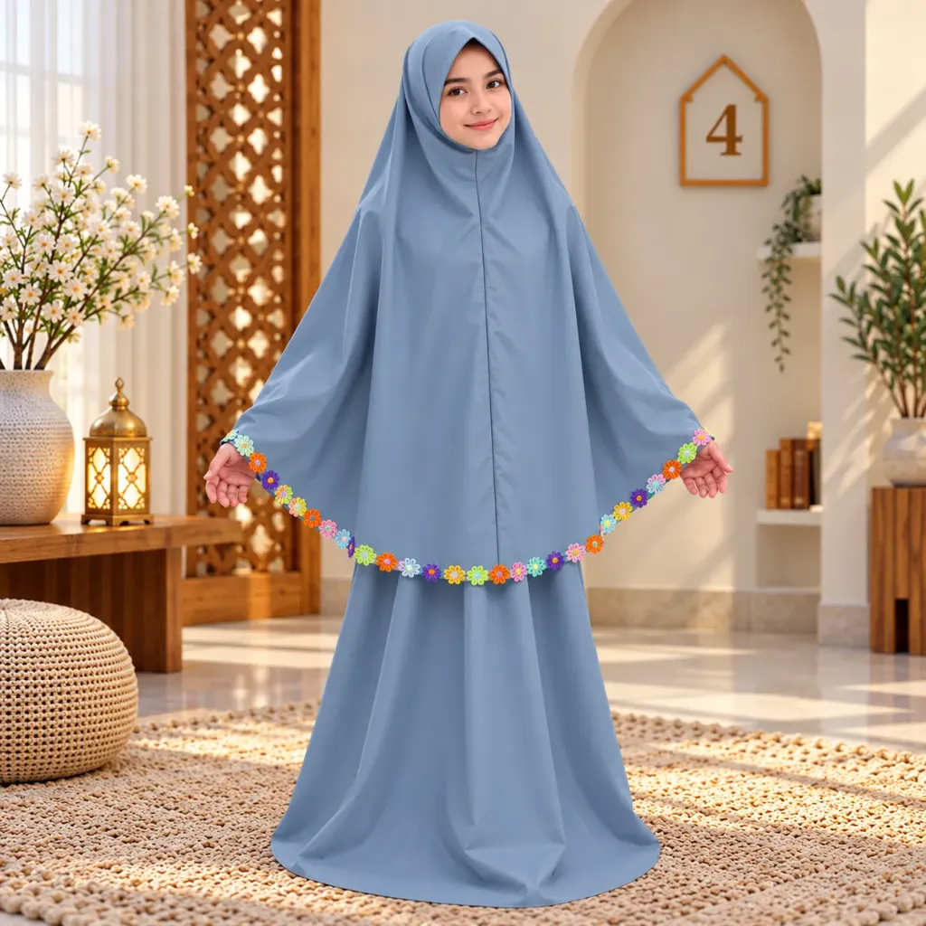 Cotton Kids Prayer set Blue