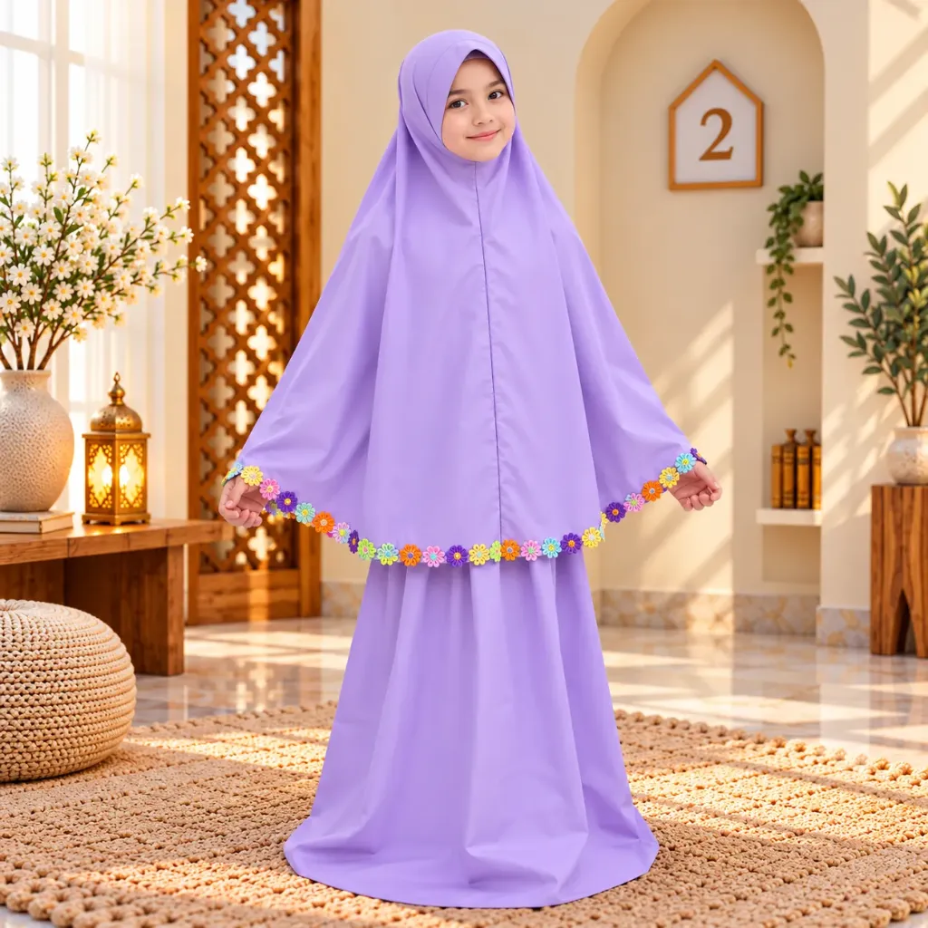 Cotton Kids Prayer set Lavender