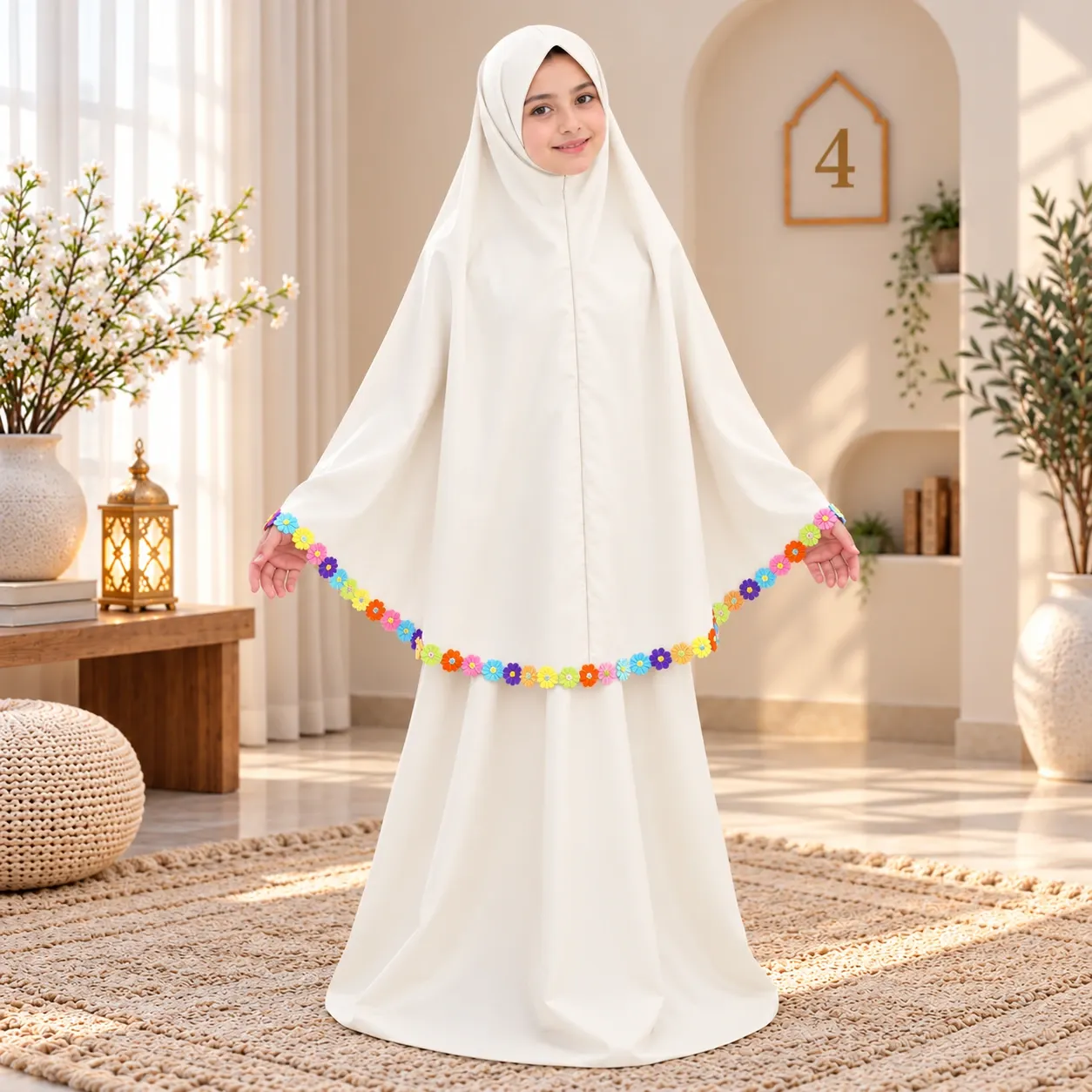 Cotton Kids Prayer set Off white 