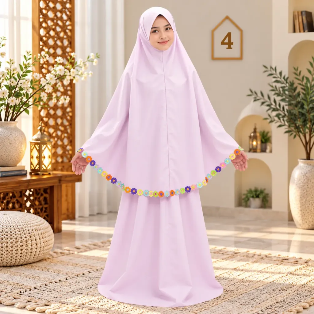 Cotton Kids Prayer set Light pink 