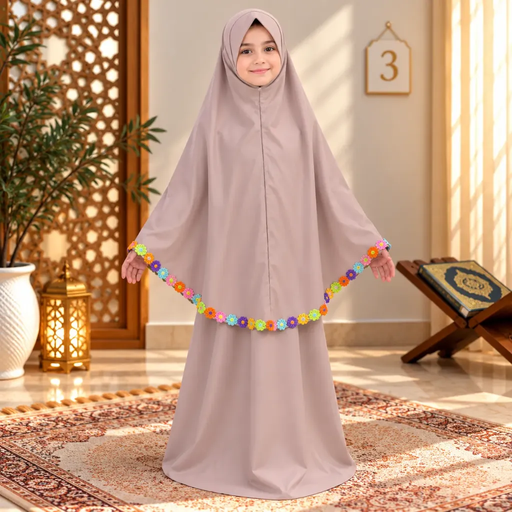 Cotton Kids Prayer set Dusty pink